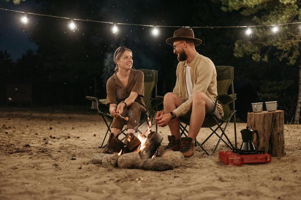 Quels sont les conseils pour un camping en région de dunes en hiver?